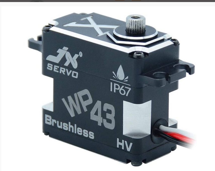 Сервомашинка цифровая JX Servo WP43 (75г/43/0.11/8.4V) влагозащищенная JXS-WP43